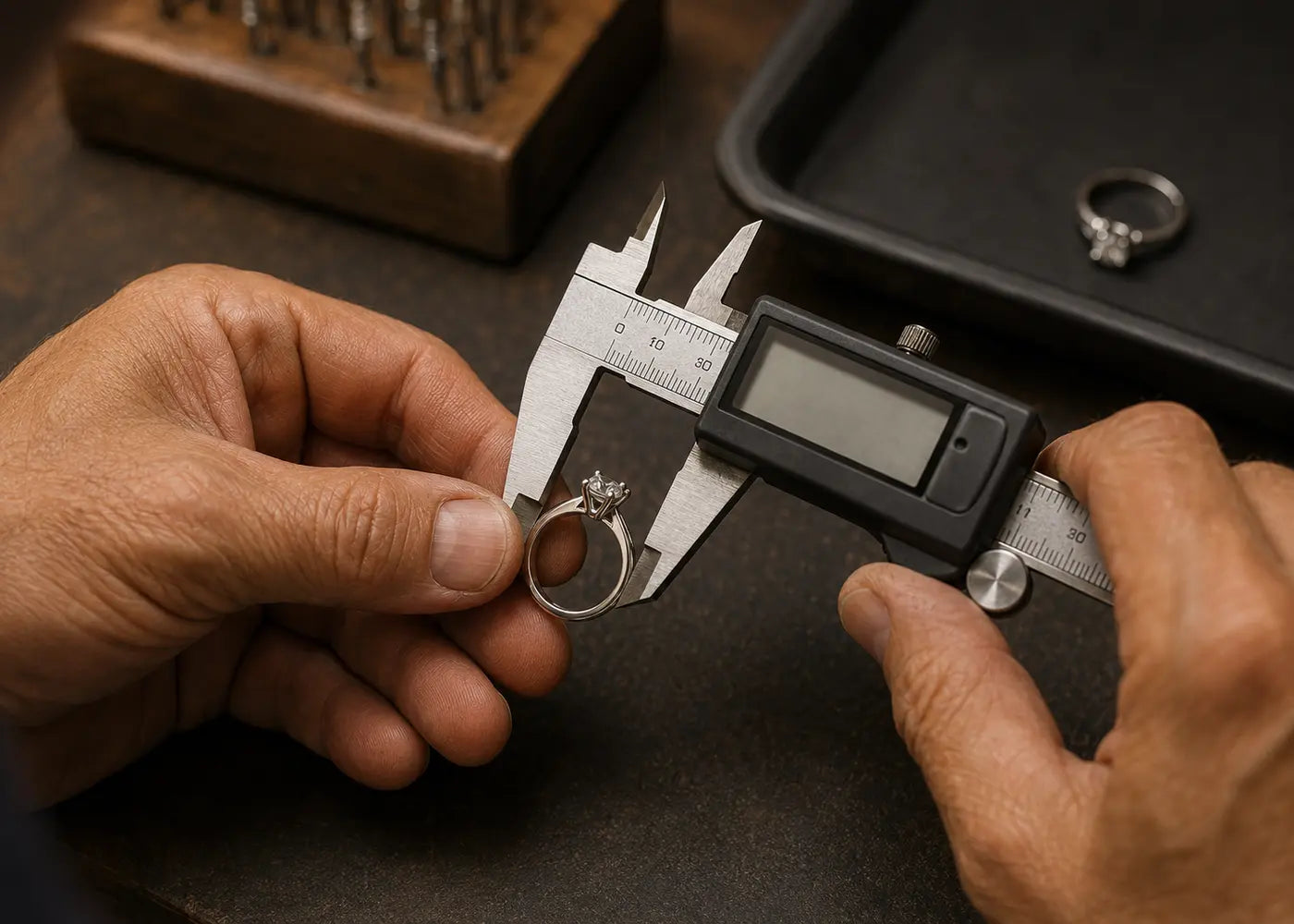 Jewelry measurement quality check