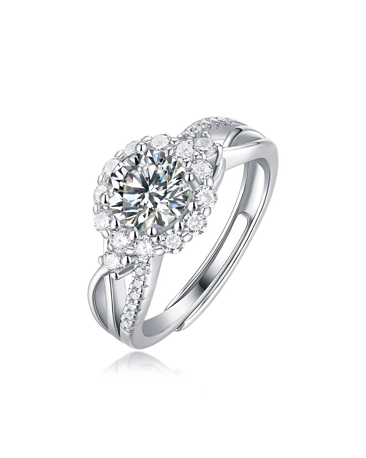 Flower Halo ring