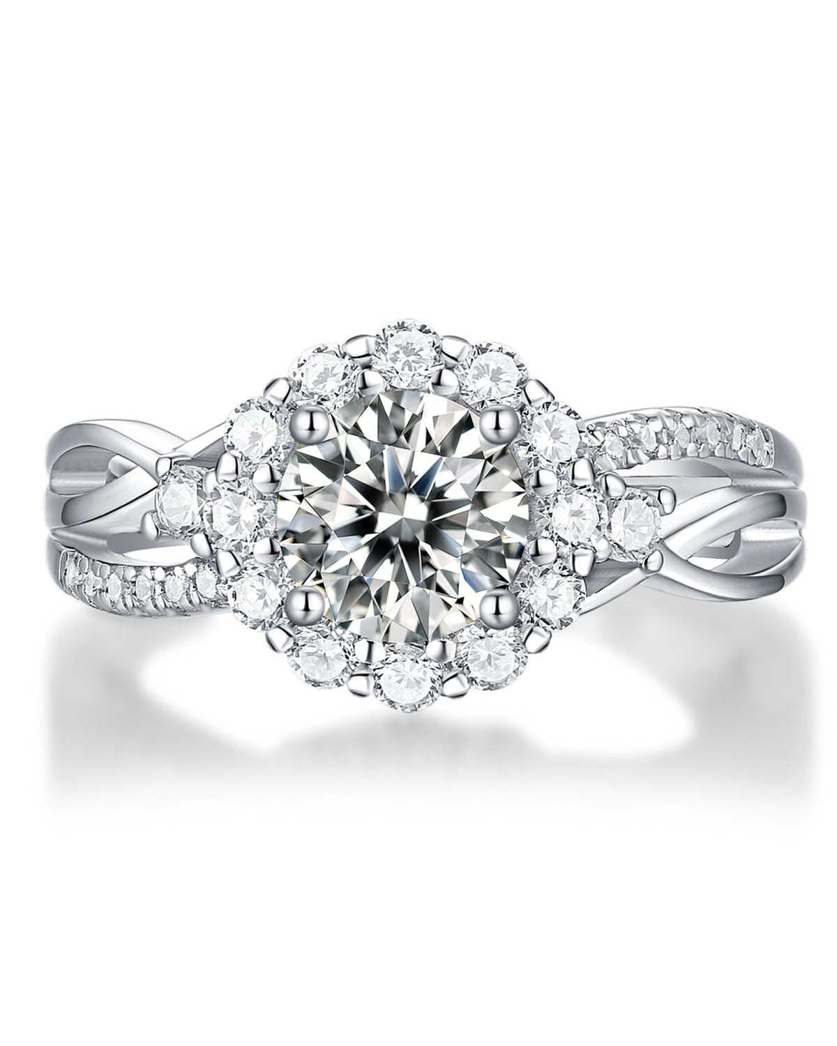 Flower Halo ring