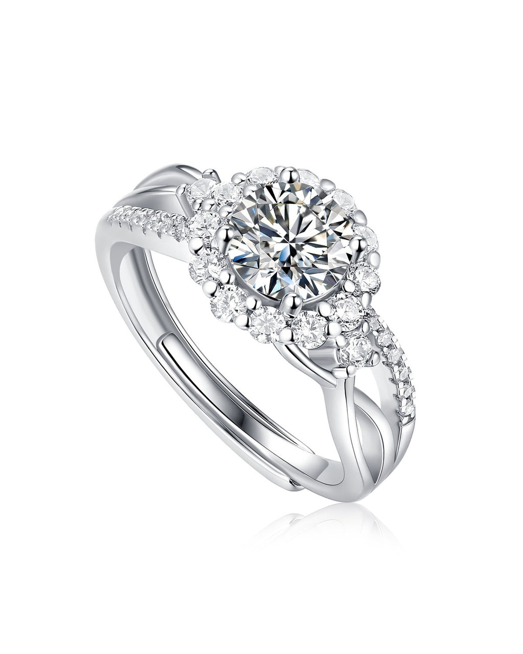 Flower Halo ring