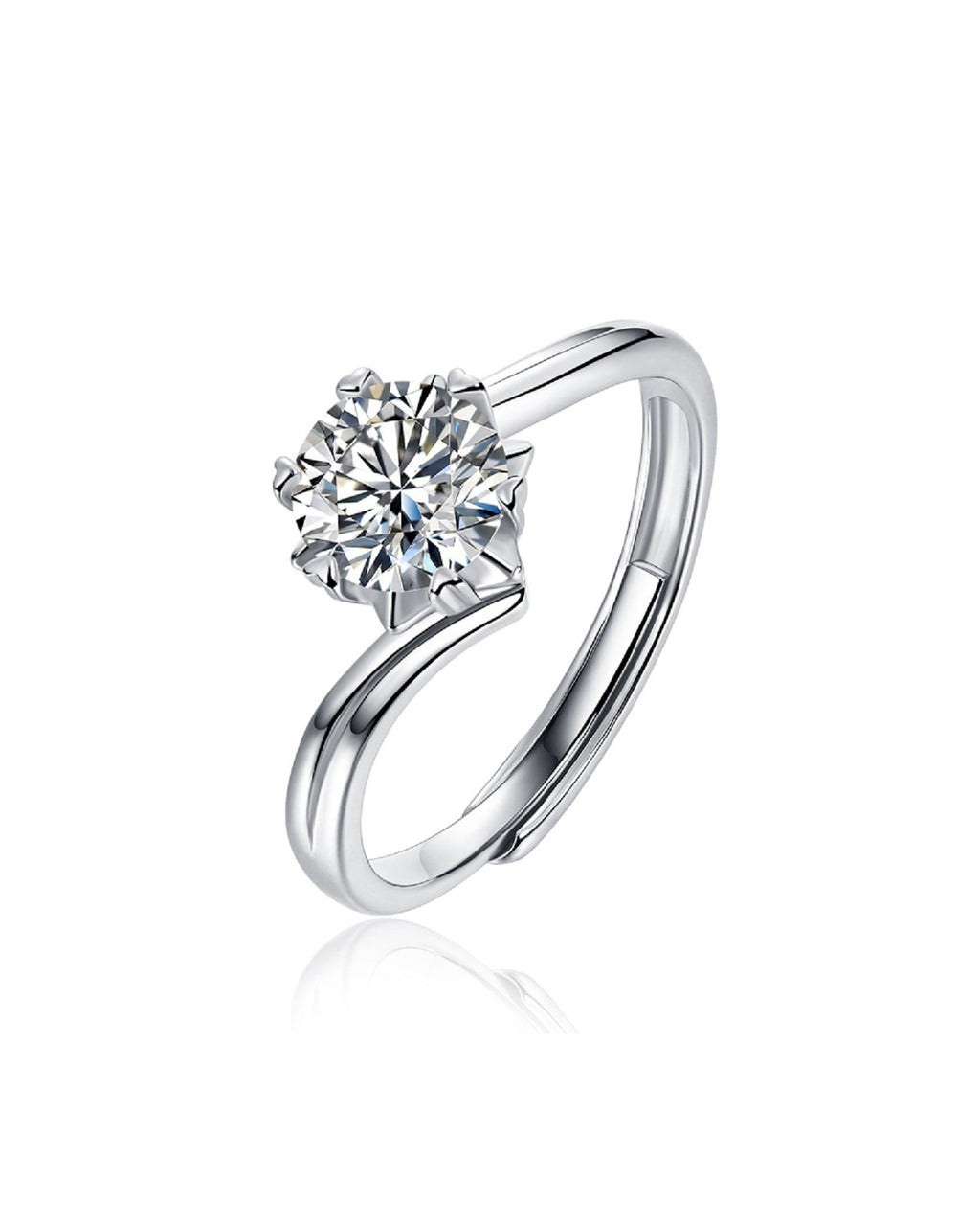 Twisted Snowflake ring