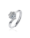 Twisted Snowflake ring