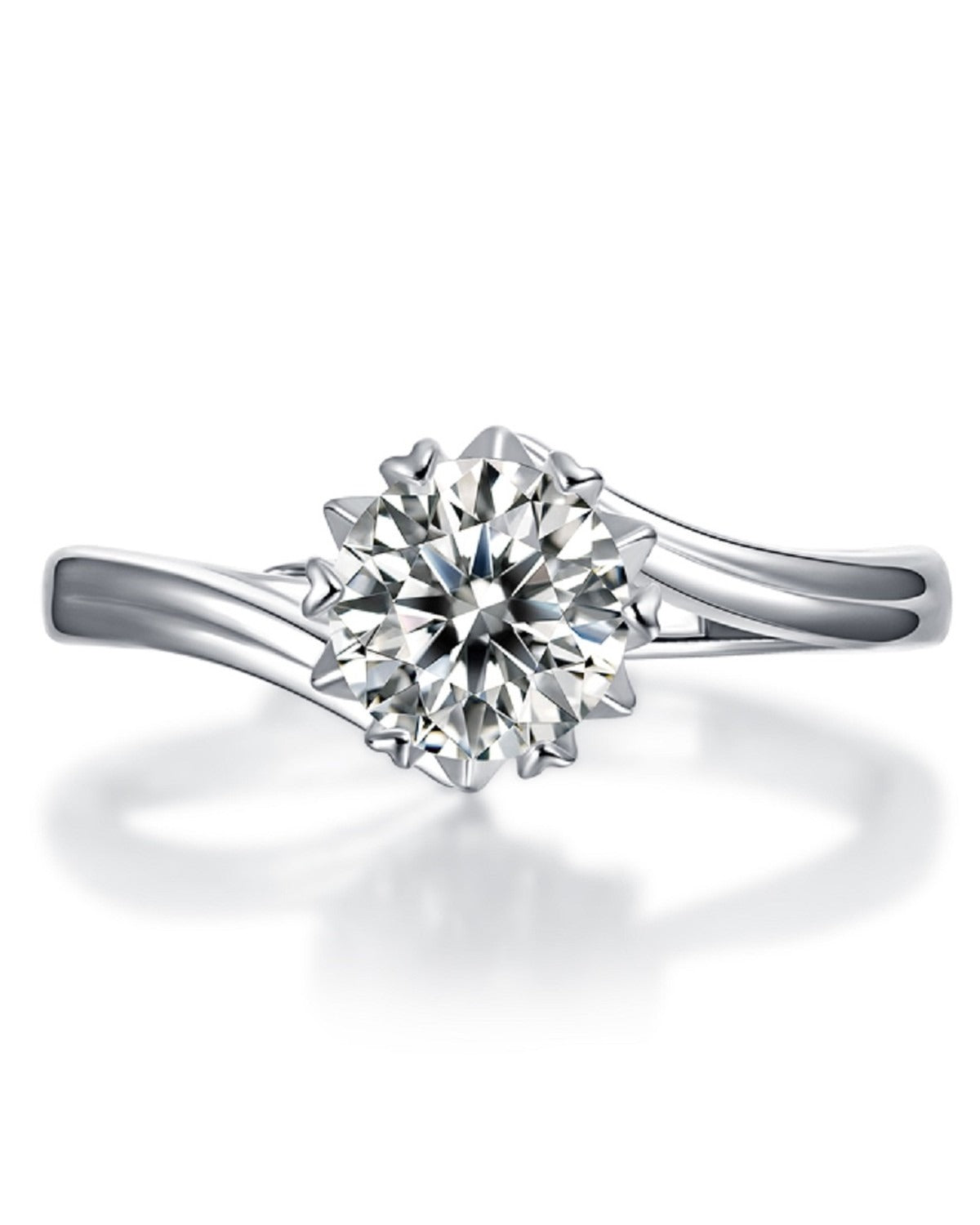 Twisted Snowflake ring