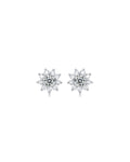 925 Sterling Silver Moissanite Earrings - E10771