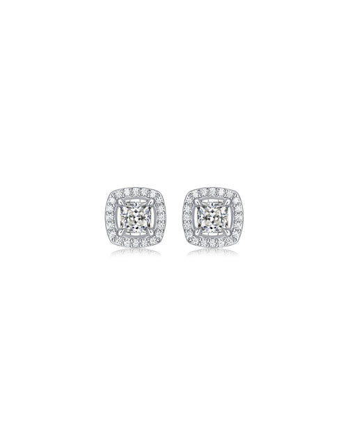 925 Sterling Silver Moissanite Earrings - E11438