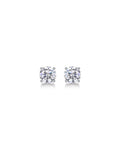 925 Sterling Silver Moissanite Earrings - E11447