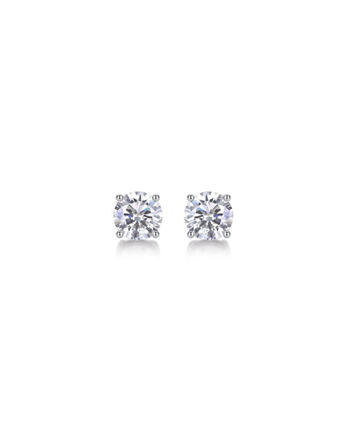 925 Sterling Silver Moissanite Earrings - E11447