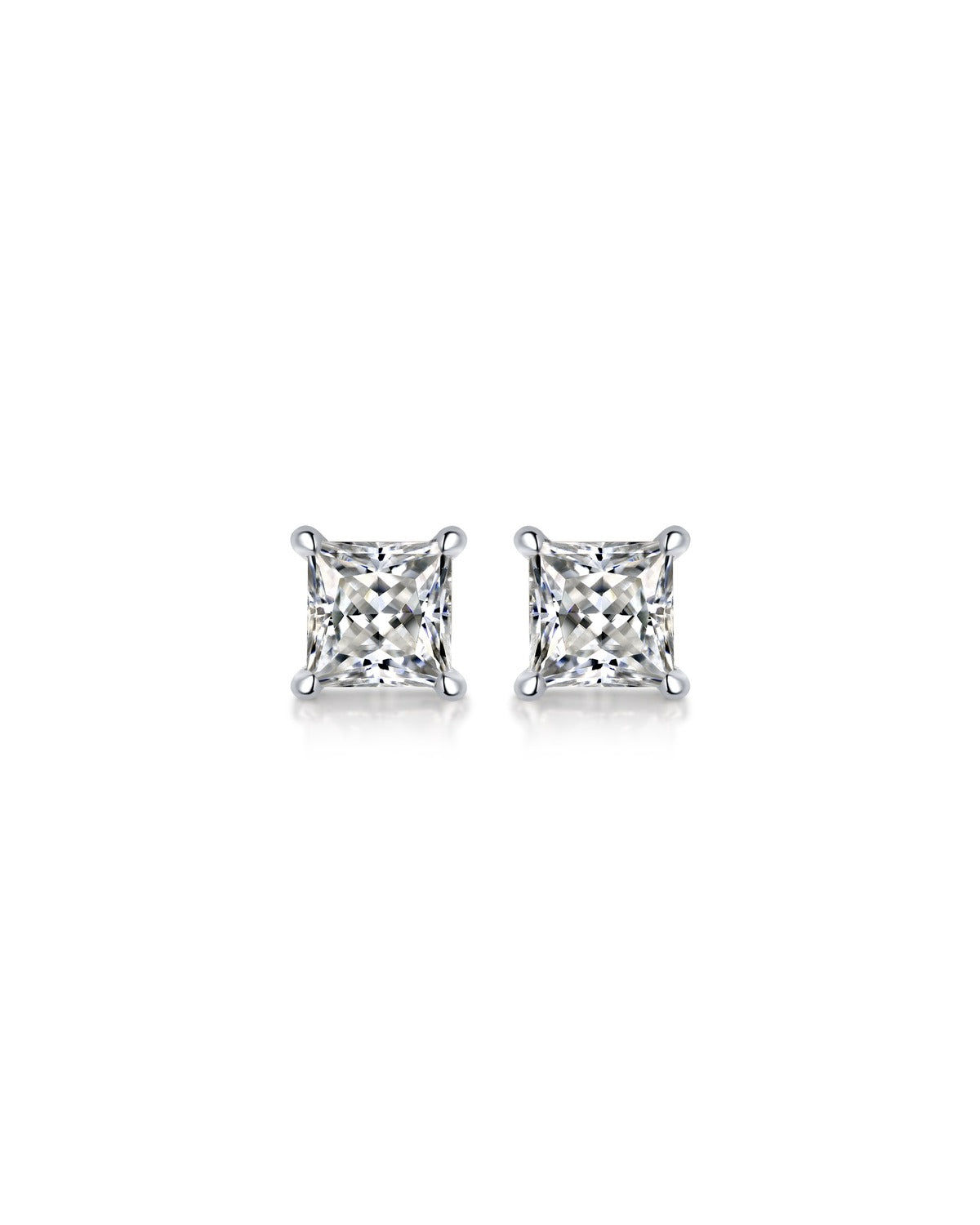 925 Sterling Silver Moissanite Earrings - E11470