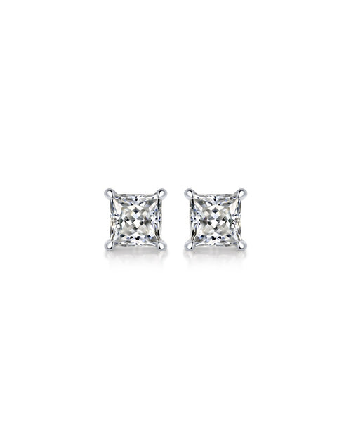 925 Sterling Silver Moissanite Earrings - E11470