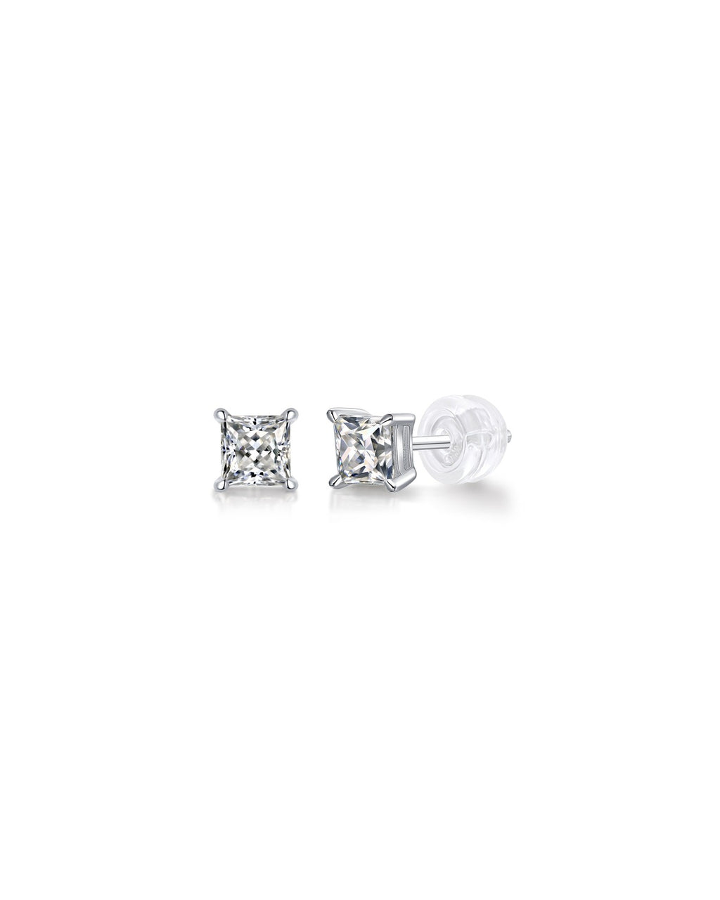 925 Sterling Silver Moissanite Earrings - E11470