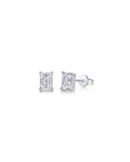 925 Sterling Silver Moissanite Earrings - E12955