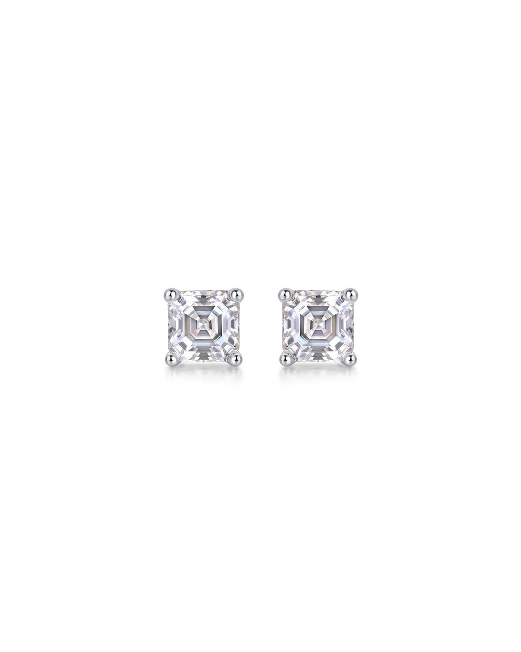 925 Sterling Silver Moissanite Earrings - E12956