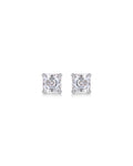 925 Sterling Silver Moissanite Earrings - E12956