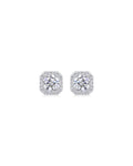925 Sterling Silver Moissanite Earrings - E13158