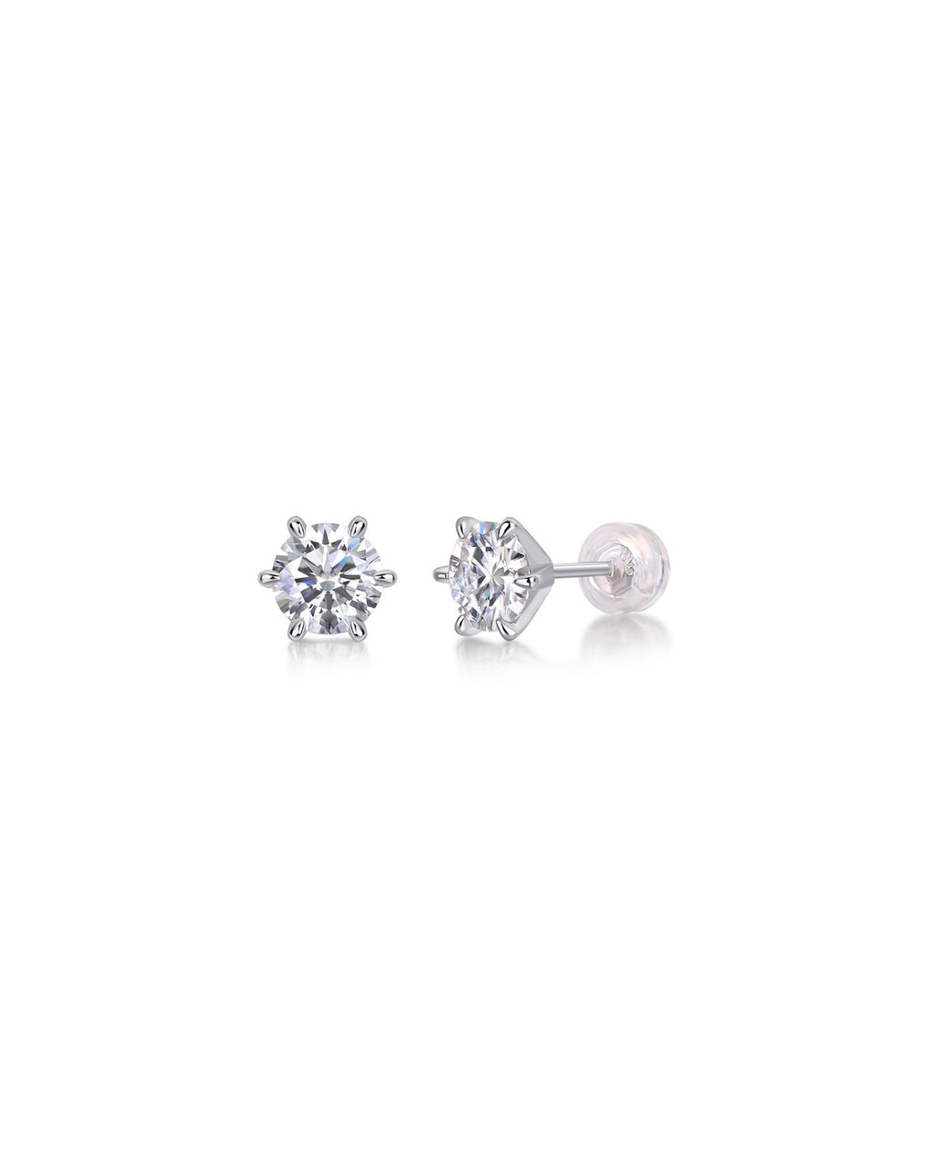 925 Sterling Silver Moissanite Earrings - E13161