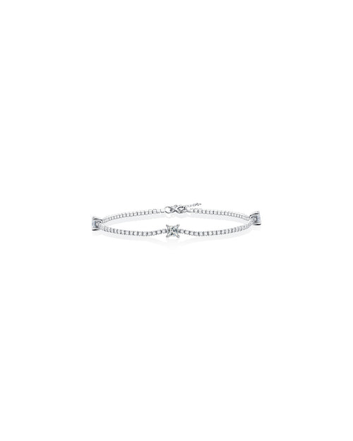 925 Sterling Silver Moissanite Bracelet - Dreamy Starlight