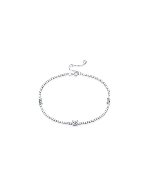 925 Sterling Silver Moissanite Bracelet - Dreamy Starlight