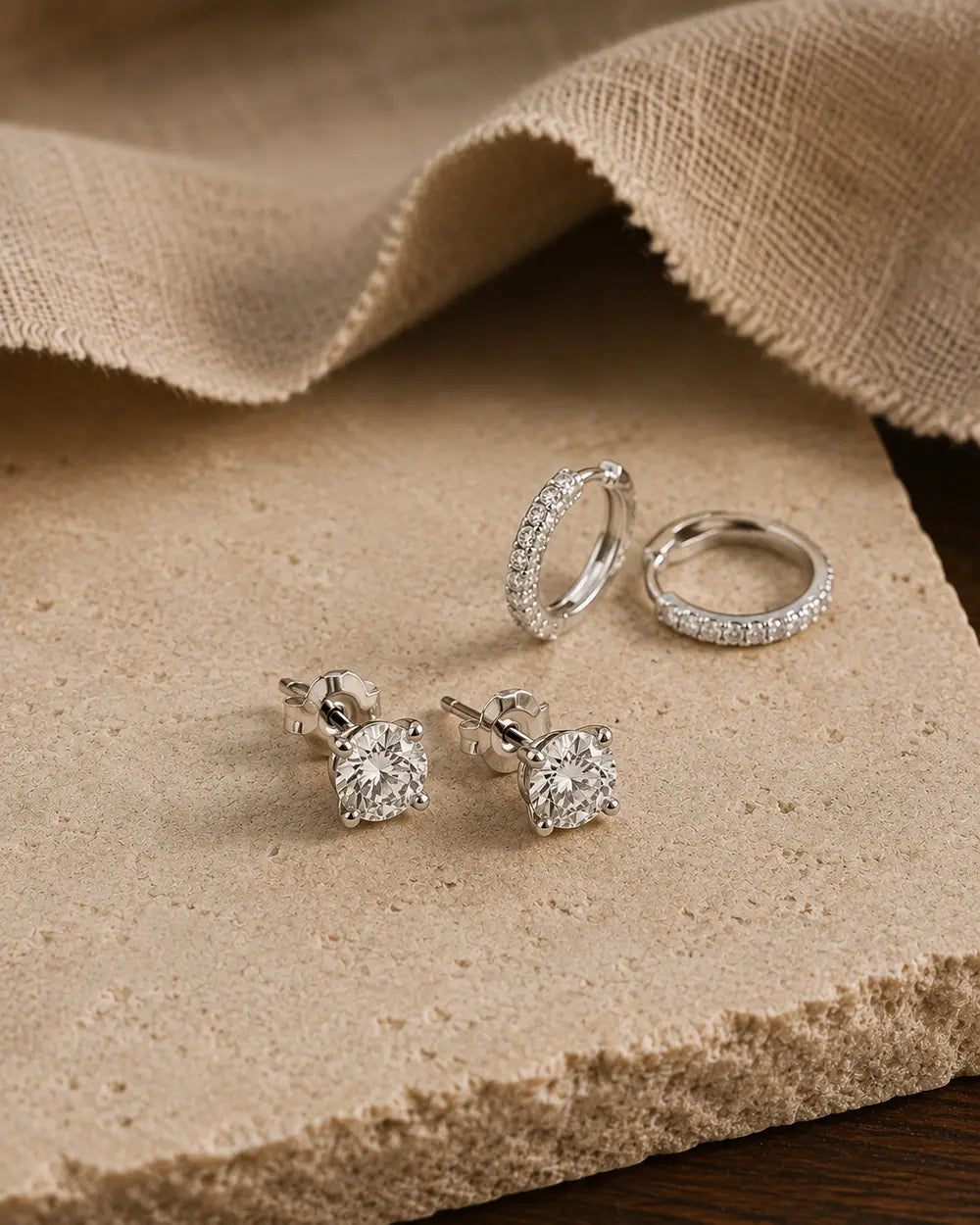 Fine jewelry earrings collection