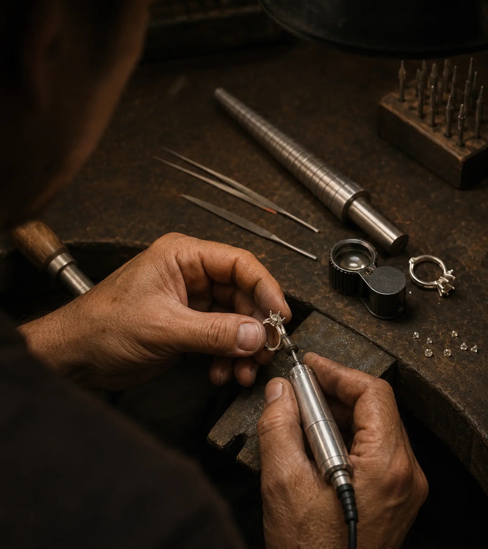 Jewelry workshop production process